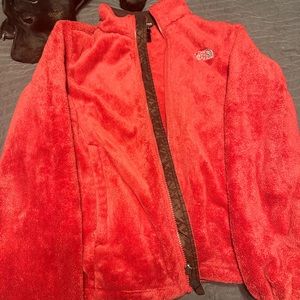 Red North Face Fleece size medium
